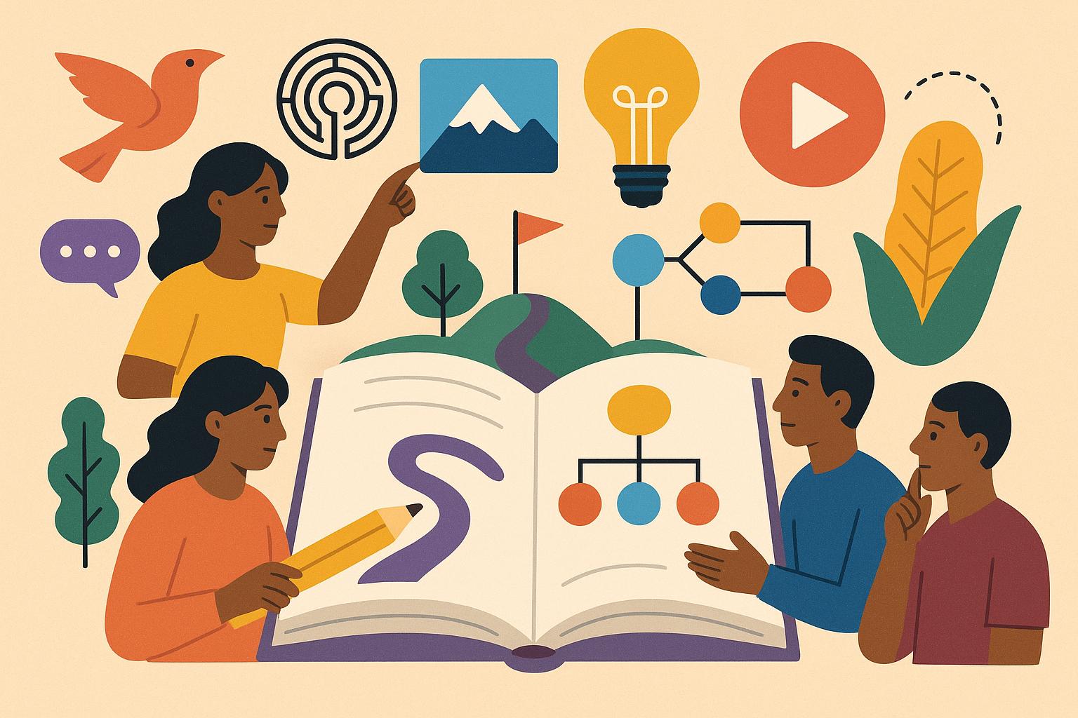 Enhancing Education: Narrative Mapping and Visual Strategies