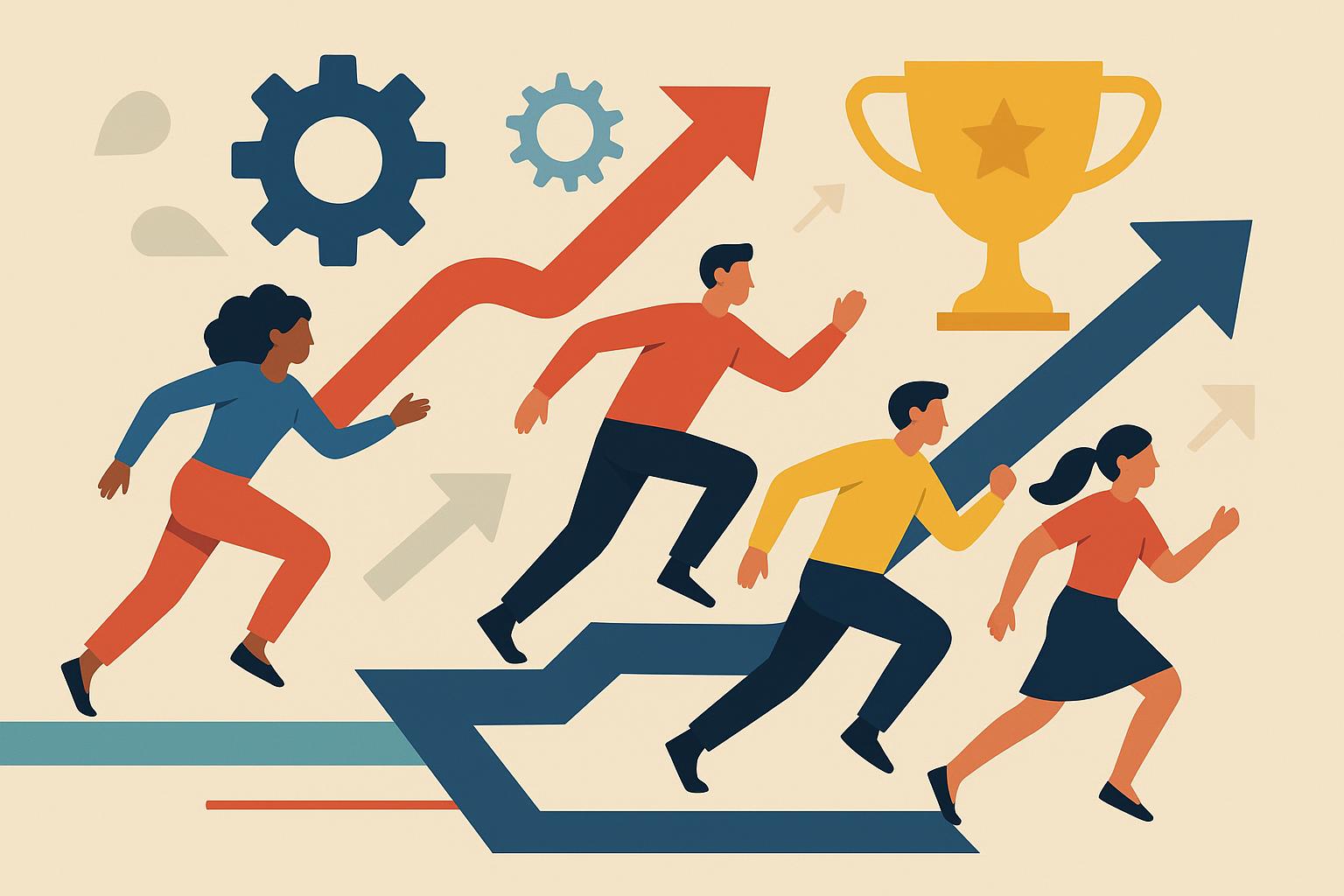 Behavioral Patterns in Competitive Resource Pursuit