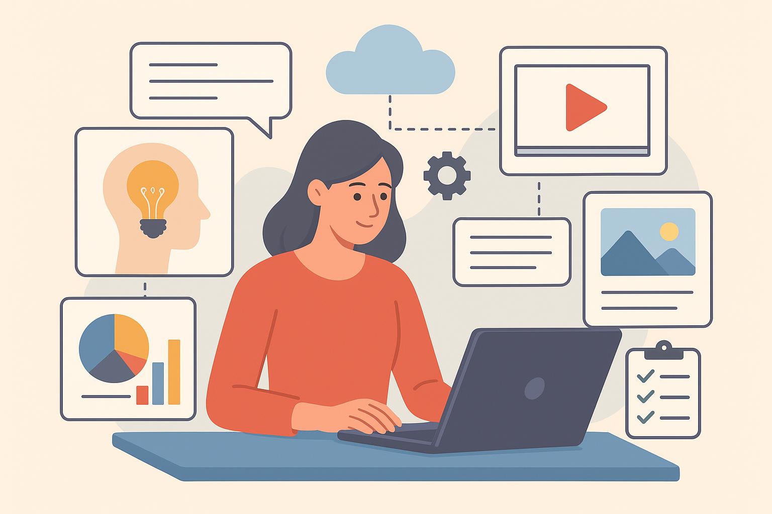 AI-Driven Visual Frameworks for Instructional Design