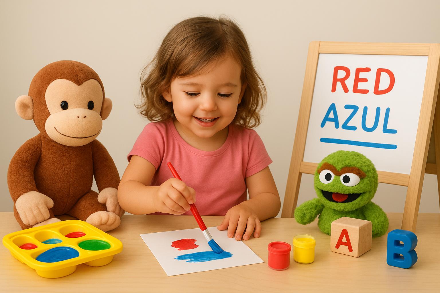 Boosting Bilingual Skills Through Visual Toys and Play