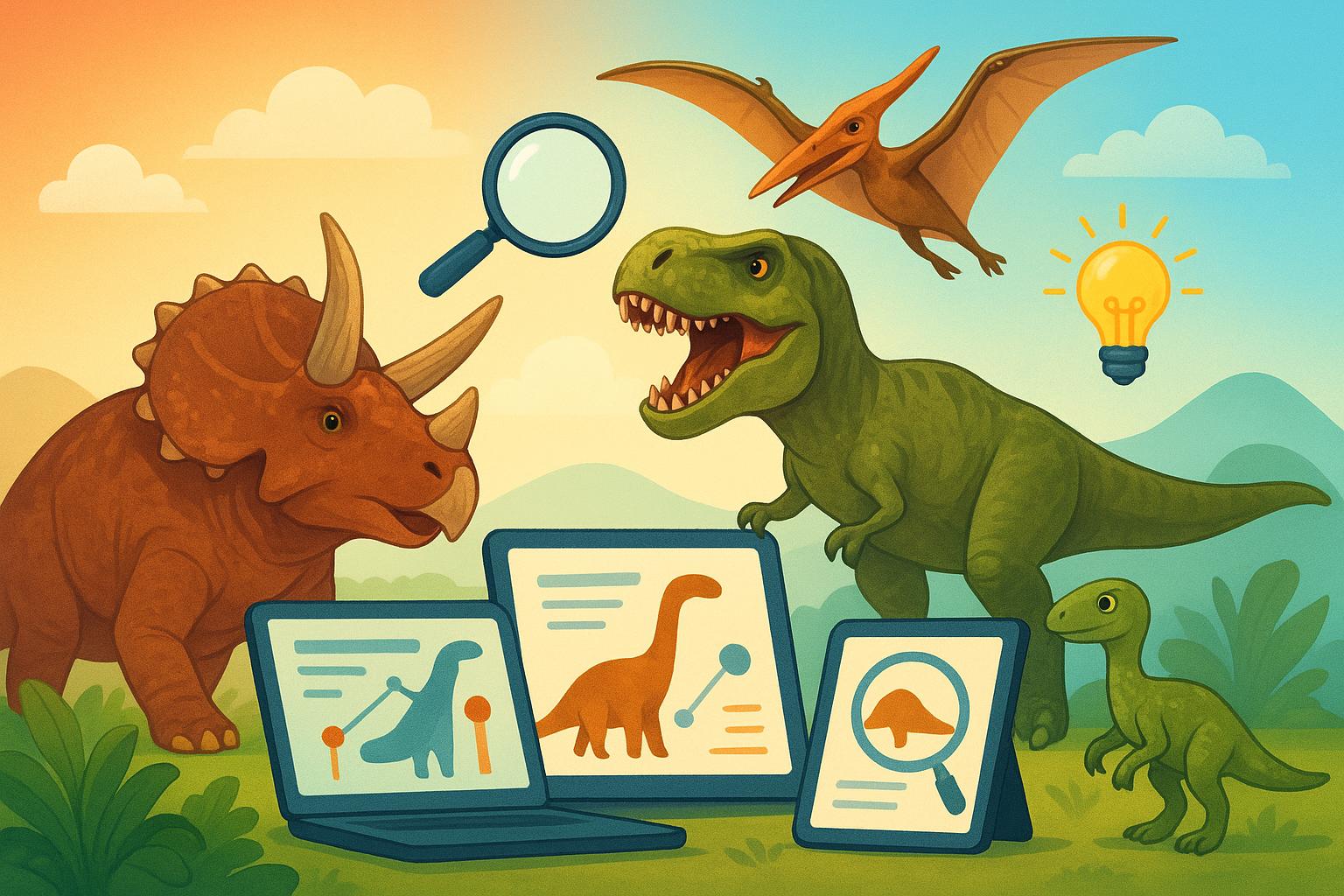 Elevating Learning: Dinosaurs Through Content Intelligence and Visual Discovery