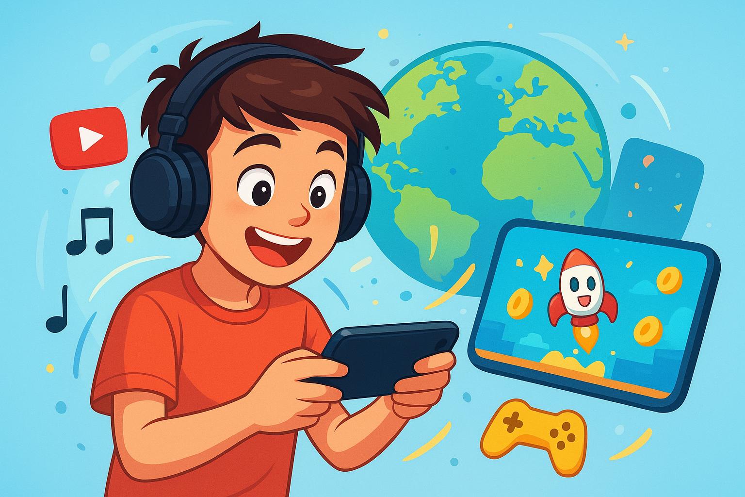 D Billions' Content Mastery: Global Trends in Kids' Digital Engagement