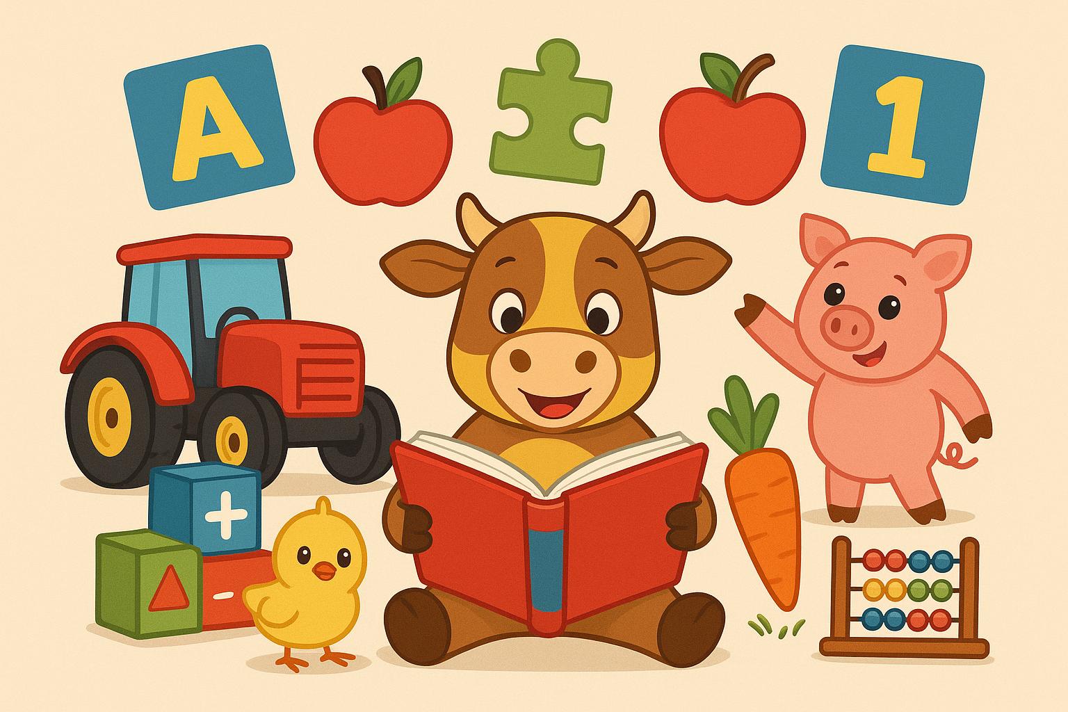 Unlocking Early Literacy and Logic Through Farmees Play